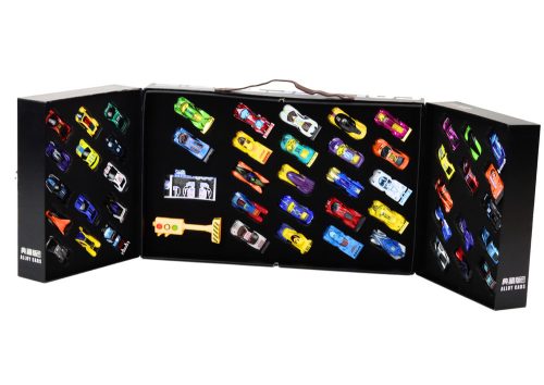 Rugókészlet sportkocsik bőröndjében. Útjelző jelzés. 50 darabos készlet.