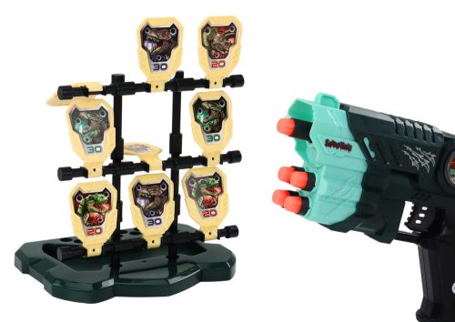 Hab dinoszauruszok hab dinoszauruszok zöld nyíl készlet