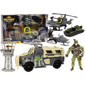   Katonai készlet Katonai harci jármű Helikopter Katonák Tartozékok Hangok