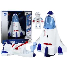 Űrhajó Meghajtó Fények Hangok Kozmonauta Fehér