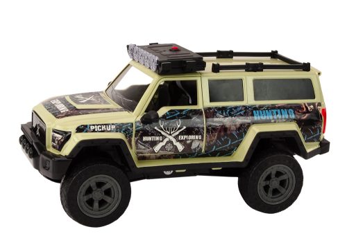 Terepjáró Vadászautó Vadász Medve Fények Bézs Hangok