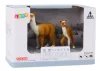 Figura Felnőtt Láma 8 cm Fiatal Lámával 6 cm A világ állatai