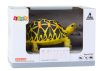 Gyűjthető figura teknős hüllő sárga fekete A