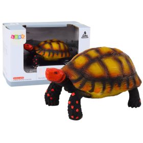 Gyűjthető figura teknős hüllő barna fekete C