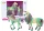 Gyűjthető figurák Unicorn with Little Green 2 db