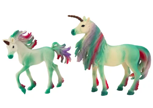 Gyűjthető figurák Unicorn with Little Green 2 db