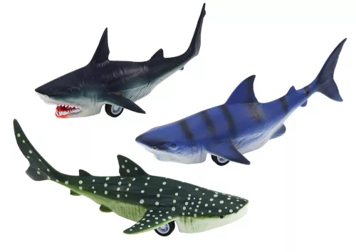 Figurák Járművek Tengeri Állatok Friction Drive Shark Killer Whale 6 db