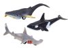 Figurák Járművek Tengeri Állatok Friction Drive Shark Killer Whale 6 db