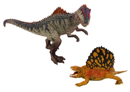 Dinosaur Figurines Dimetrodon Allosaurus Set 2 részes