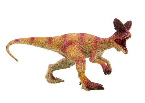 Gyűjthető figura dinoszaurusz Dilophosaurus Red 1 El