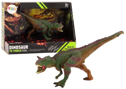 Dinoszaurusz figura Carnotaurus zöld-barna 1 db