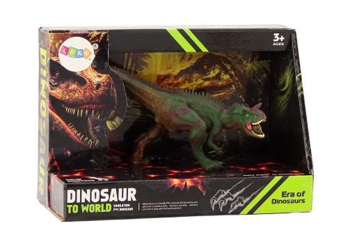 Dinoszaurusz figura Carnotaurus zöld-barna 1 db