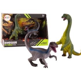   Dinoszauruszfigurák készlete Brachinosaurus Velociraptor 2l