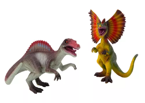 Dinoszaurusz figurák Spinosaurus Dilophosaurus szett 2 darab