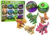 Dinoszaurusz tojásforgató 12 darabos színes készlet