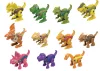 Dinoszaurusz tojásforgató 12 darabos színes készlet