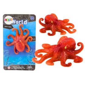 Orange Sea World gumi polip figura
