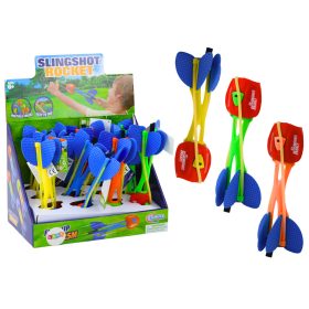   Rakéta dobócsúzlival, színes habbal, 25 méteres visszarúgással