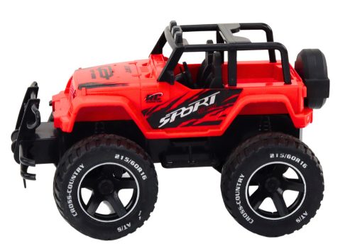 Játékautó távirányítós terepjáró RC 1:18 Red