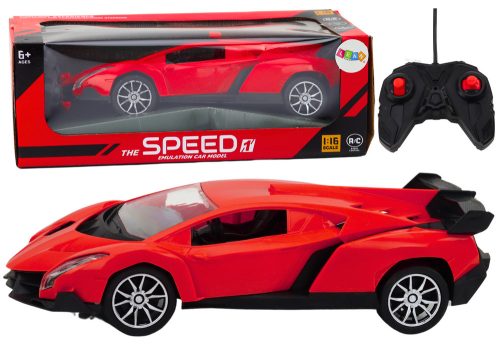 Távirányítós sportautó Red 1:16 RC Car