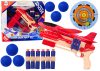 Dart Gun Foam Balls Plane Launcher Shield készlet 5 az 1-ben