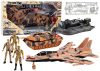 Katonai készlet Katonai Tank Jet Soldiers hangfények