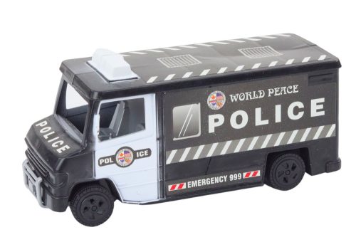 Rendőrautó Quad figurák készlet Helikopter fények hangok