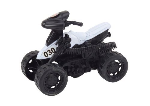 Rendőrautó Quad figurák készlet Helikopter fények hangok