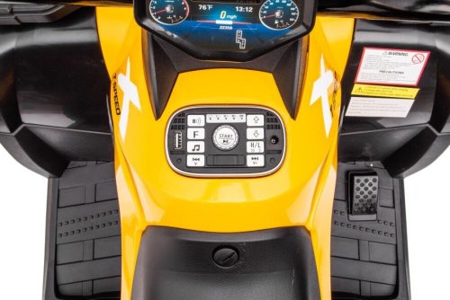 Négy akkumulátor S615 sárga 24V