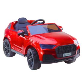 Audi Q7 pirosra festett akkumulátoros autó