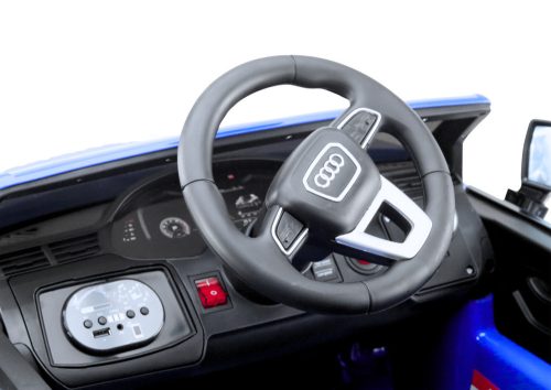 Audi Q7 kékre festett akkumulátoros autó