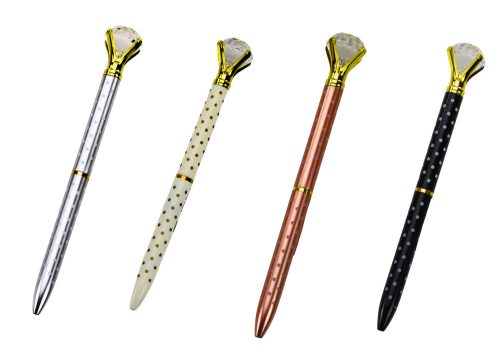 Gyémánt golyóstoll pontozott kék utántöltő 0,7 mm-es keverék