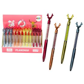 Szarvas golyóstoll kék fekete utántöltő 0,7 mm keverék