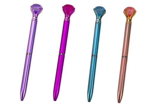 Gyémánt golyóstoll matt kék 0,7 mm-es utántöltővel