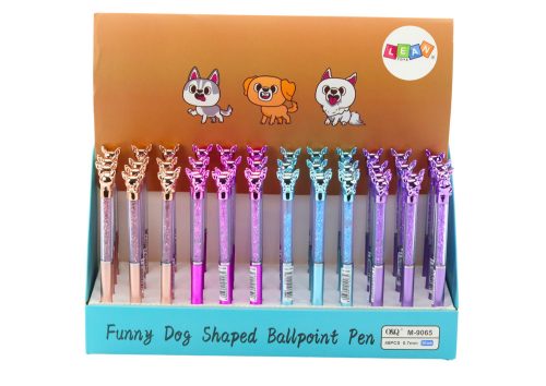 Golyóstoll Dog Diamonds Blue Refill 0,7 mm-es keverékkel