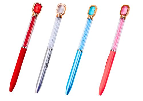 Golyóstoll Crystal Diamonds Blue Refill 0,7mm Mix