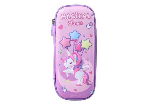 3D Unicorn tolltartó Összecsukható lila 23x10x5 cm