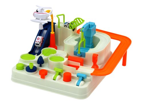 Akadálypálya interaktív parkoló gyerekeknek autók