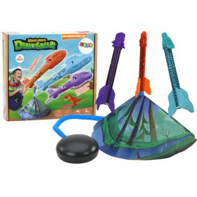 Rocket Launcher Játék Dinosaurs Forest Colorful Push Up