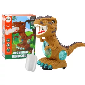   A dinoszaurusz táncoló akadályérzékelő fényei sárgán hangzanak