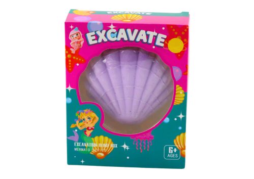 Régészeti készlet sellő kagylóvéső ecsettel