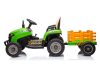 Akkumulátoros traktor BBH-030, zöld