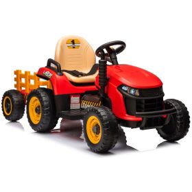 BBH-030 piros akkumulátoros traktor