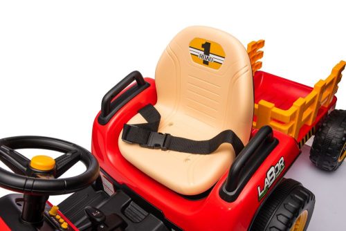 BBH-030 piros akkumulátoros traktor