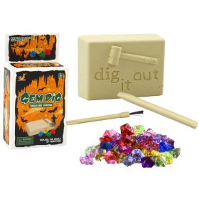 Mini régészeti készlet ásatási kristályeszközökkel