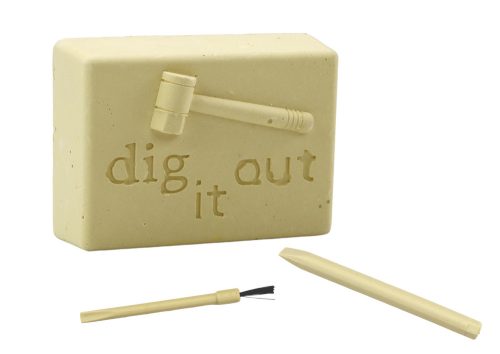 Mini régészeti készlet ásatási kristályeszközökkel