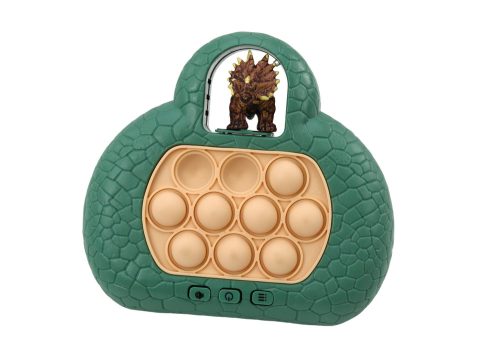 Pop It Dinosaur Arcade játékkonzol 4 játékmód zöld