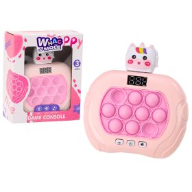 Pop-It Wac A Mole Játék Unicorn Lights Sounds Pink