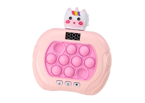 Pop-It Wac A Mole Játék Unicorn Lights Sounds Pink