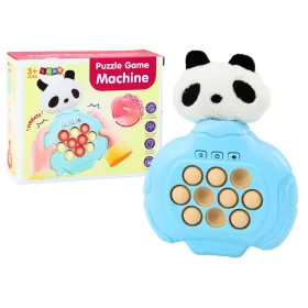   Pop-It Panda játék plüss kék árkád konzol pad vibráció